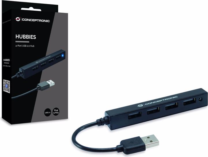 Immagine prodotto Conceptronic HUBBIES05B (USB-A, 4 porte)
