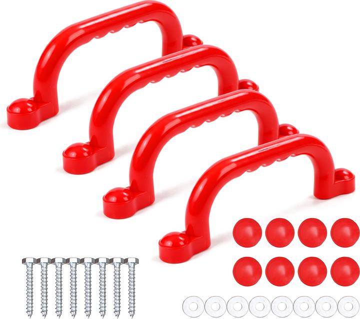 Produktbild Relaxdays Klettergerüst-Griffe (Rot)