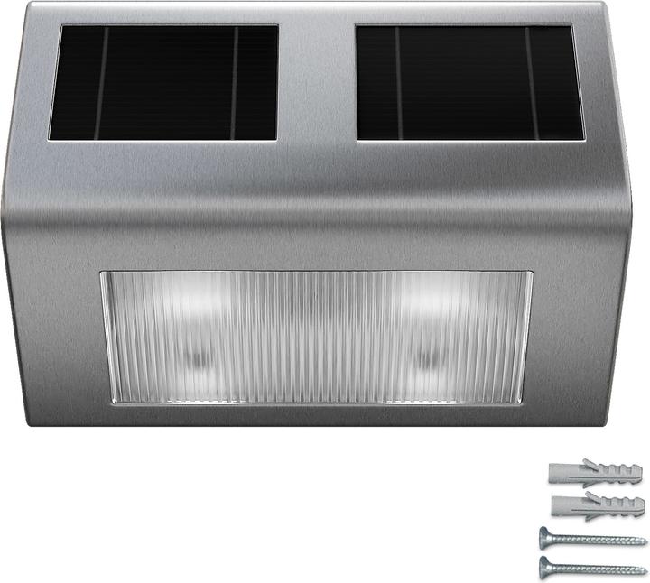 Actual product image Deuba 4x LED Solar Wall Light (800 lm, IP65)