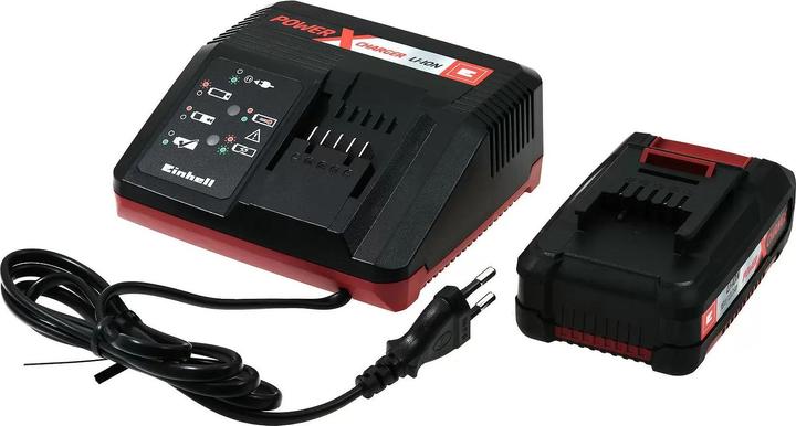 Produktbild Einhell Schnell-Ladegerät X-Change 18V + Akku Power X-Change Li-Ion 18V (18 V)