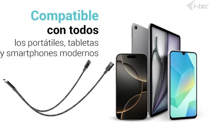 Produktbild i-tec 2in1 (0.30 m, USB 2.0, 100 W)