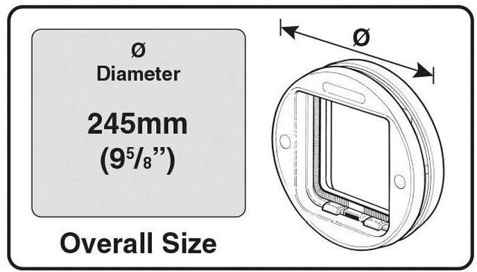 Immagine prodotto Cat Mate Porta per gatti a 4 vie (Gattaiola manuale)