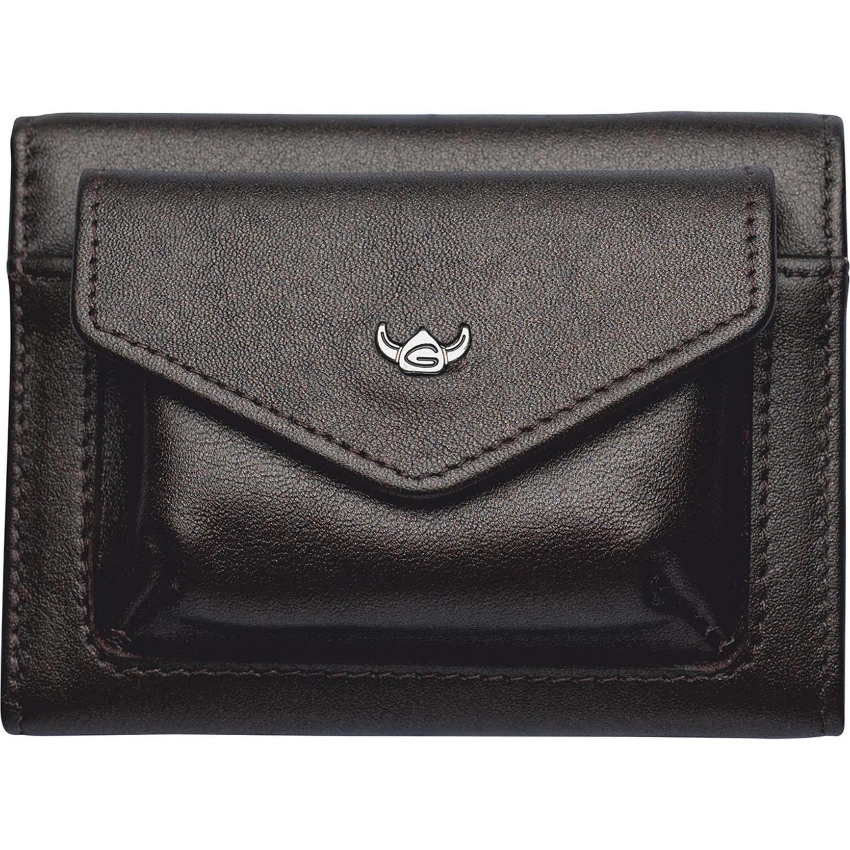 Golden Head, Unisex, Portemonnaie, Valencia Geldbörse RFID Schutz Leder 9.5 cm, Bronze