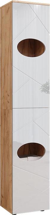 Goldkraft Eiche, Weiss Hochglanz