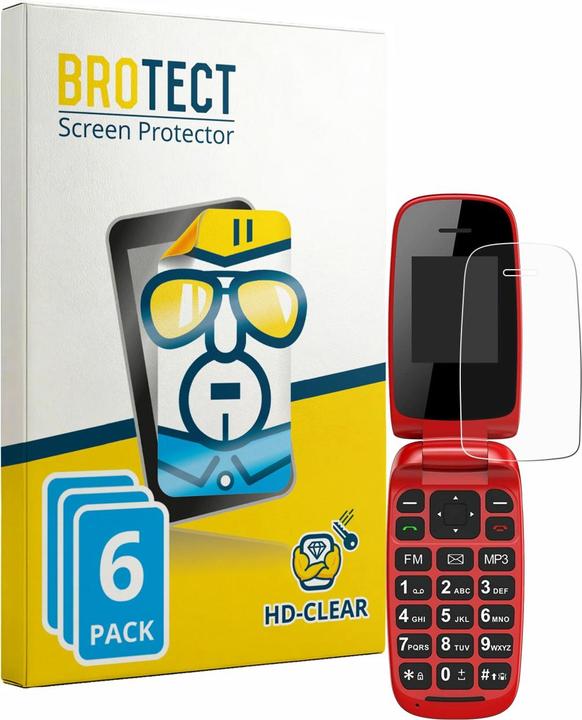 Produktbild BROTECT Schutzfolie für Chakeyake R341 Displayschutz Displayschutzfolie Folie Klar Transparent