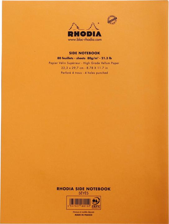 Actual product image Rhodia Basics (A4, Special ruling)