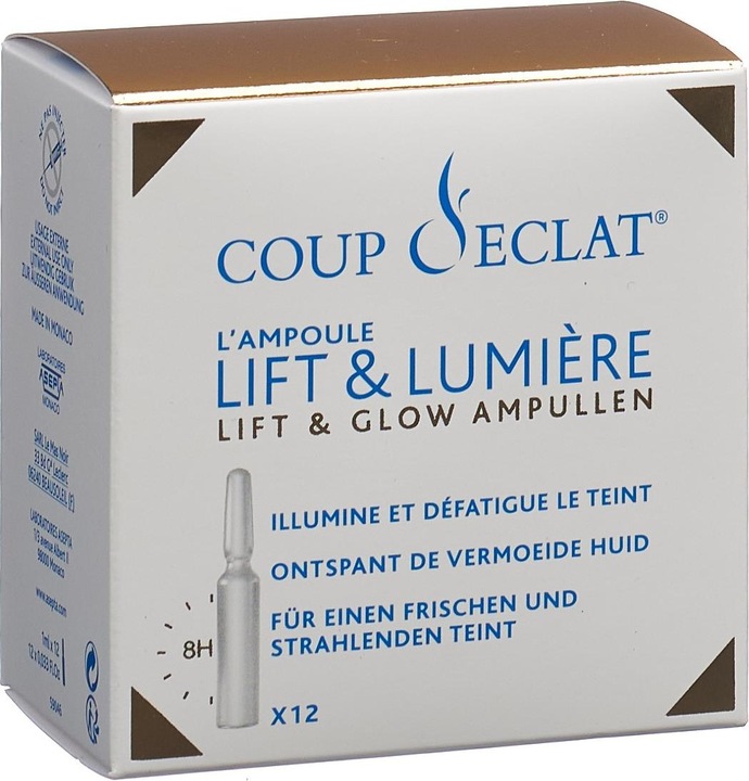 Actual product image Coup d‘Eclat The ampoule Lift & Glow liq (12 ml)