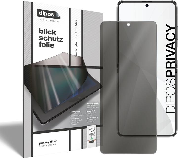 Produktbild Dipos Blickschutzfolie 2-Way Anti-Shock (1 Stück, Huawei P50 Pocket)