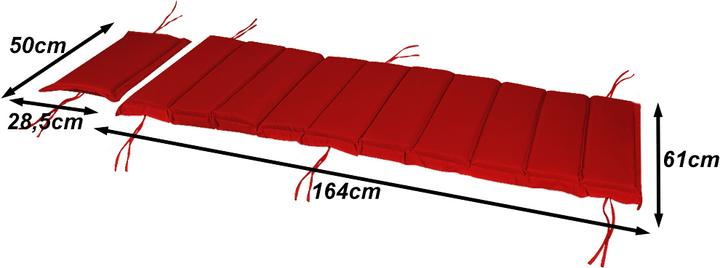 Image du produit Detex Coussin pour chaise longue (183 x 56 x 7 cm)