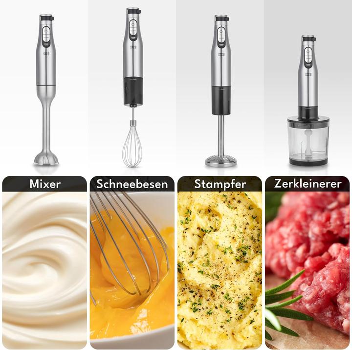 Produktbild Lebenlang 6-teiliges Stabmixer-Set mit Zubehör