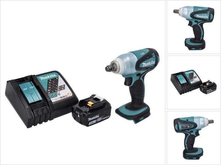 Actual product image Makita DTW 251 RF1 Battery impact wrench 18 V 230 Nm 1/2" + 1x battery 3.0 Ah + charger