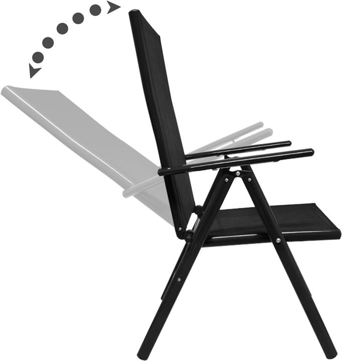 Immagine prodotto Casaria Set di 4 sedie da giardino