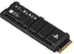 Actual product image WD Black SN850P mit Heatsink für PS5 powered by SANDISK (2000 GB, M.2 2280)