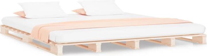 Actual product image vidaXL Palettenbett (135 x 190 cm)