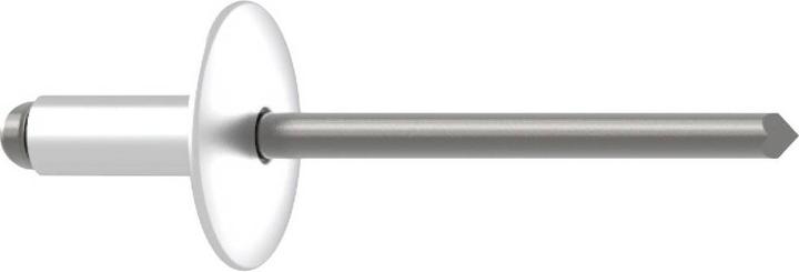 Produktbild Gesipa Blindniete Alu/Stahl Grosskopf 4,8 x 16 K 16