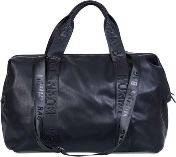 Image du produit Childhome Wickeltasche Mommy Bag Signatur Leder schwarz