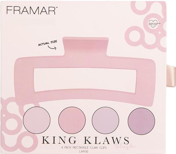 Immagine prodotto Framar Large Claw Clips for Thick Hair