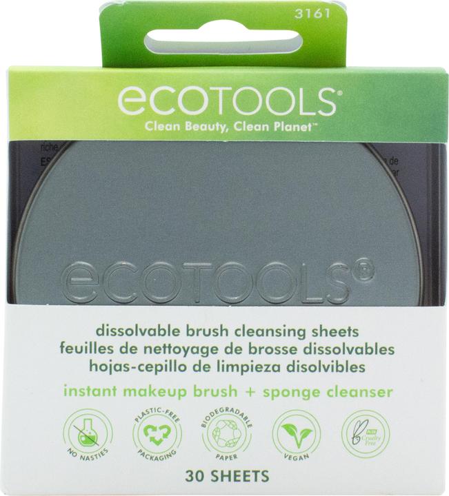 EcoTools DISSOLVABLE BRUSH cleansing sheets 30 ud