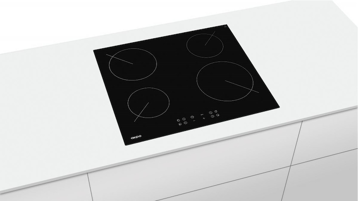 Produktbild Akpo Keramikkochfeld PKA 58008/2 schwarz 4 Zone(n)