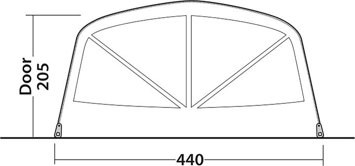 Produktbild Outwell Charleston 7 Air TC (Tunnelzelt, 49.70 kg, 7 Personen)