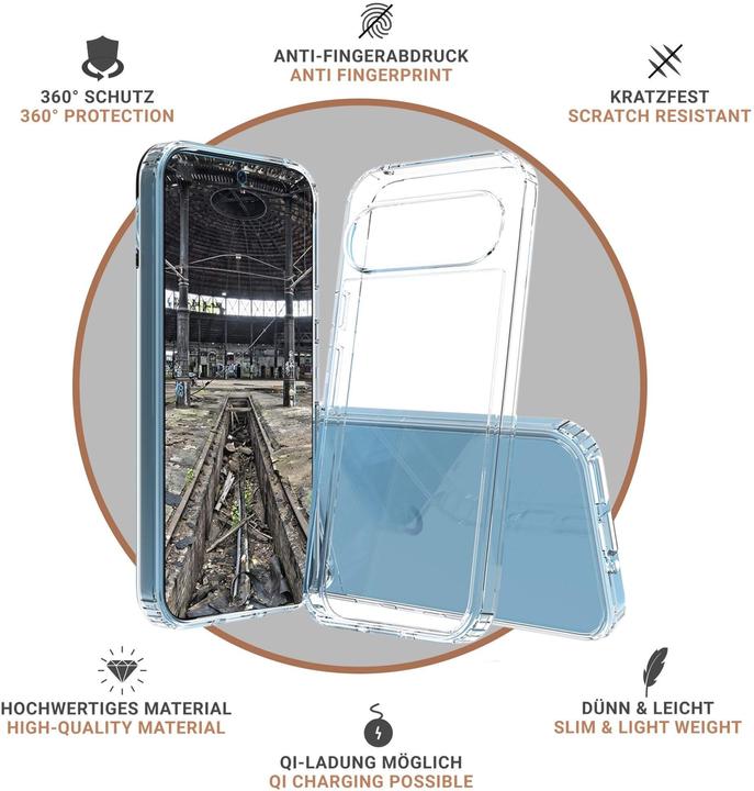 Productafbeelding JT Berlin BackCase Pankow Clear- Google Pixel 9 Pro XL- transparant- 11085 (Google Pixel 9 Pro XL)