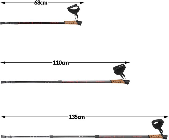 Actual product image Deuba Hiking poles (68 - 135 cm)