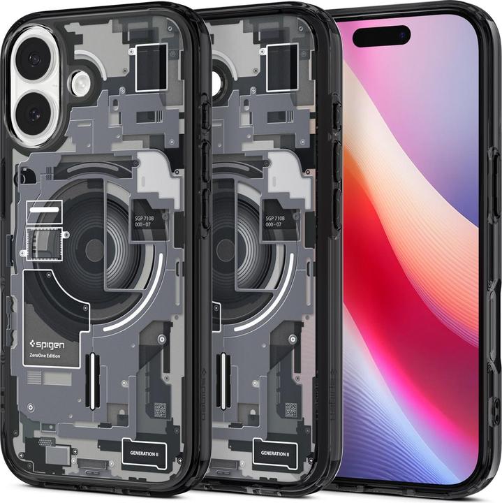 Actual product image Spigen - Ultra Hybrid Zero One MagSafe - iPhone 17 - Black (Apple iPhone 17)