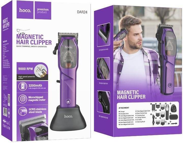 Actual product image Hoco Other Hair clipper DAR24 purple