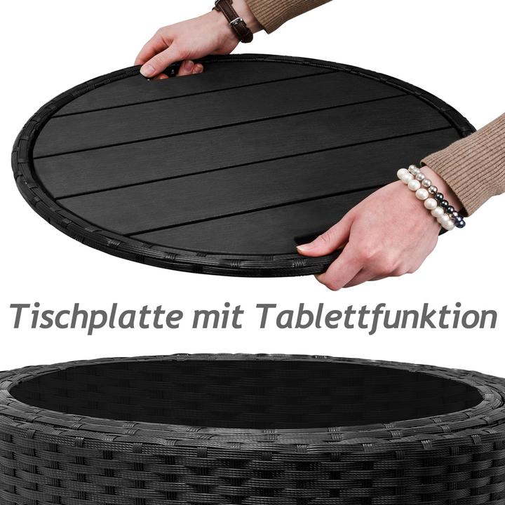 Produktbild Casaria Poly Rattan Sonneninsel