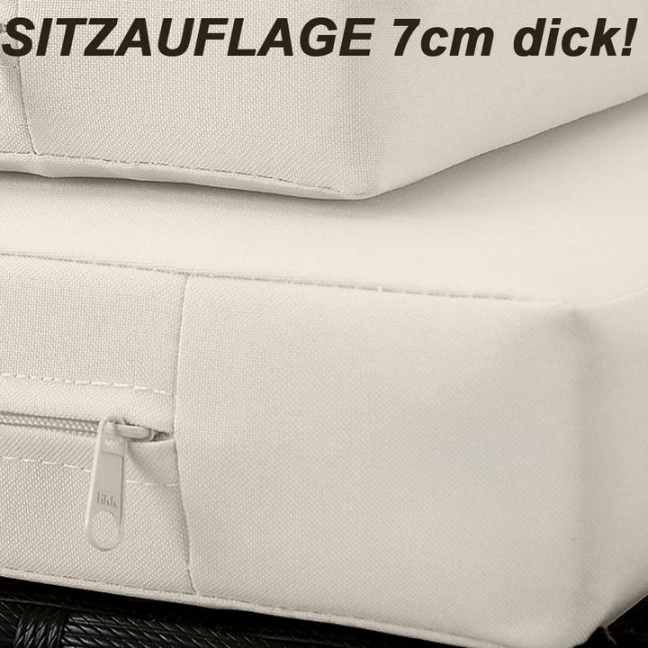 Produktbild Casaria Poly Rattan Sonneninsel