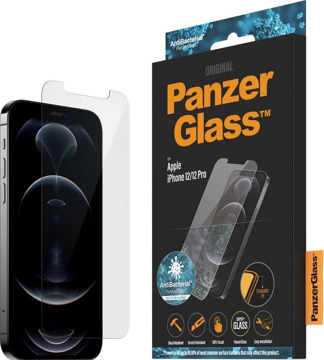 Actual product image PanzerGlass Screen Protector (1 pcs., Apple iPhone 12, Apple iPhone 12 Pro)