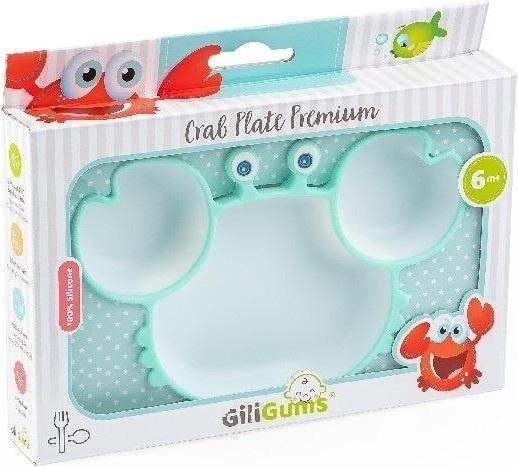 Dumel Hochwertiger Krabbenteller in Mint und Weiss