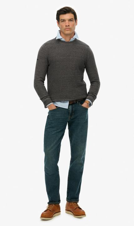 Produktbild Superdry Leichtes Baumwoll-Pullover mit Struktur (XXL)