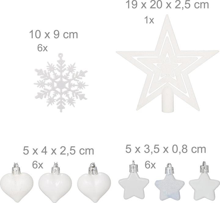 Actual product image Relaxdays christmas decorations (101 -part)