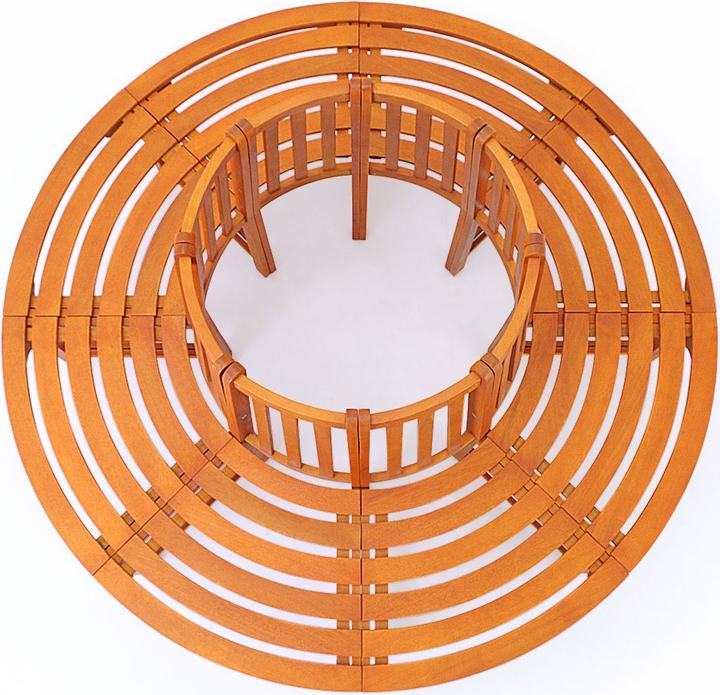 Image du produit Casaria Banc en arc de cercle
