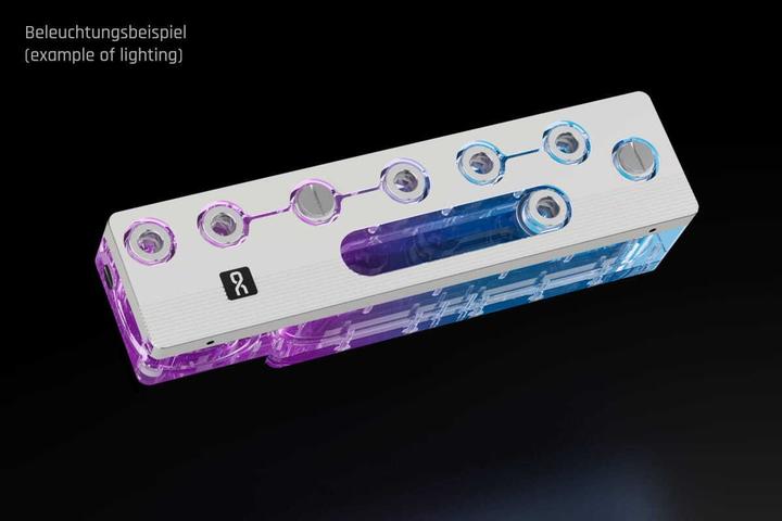 Productafbeelding Alphacool Apex Distro Plate North XL D5/DDC White (14671)