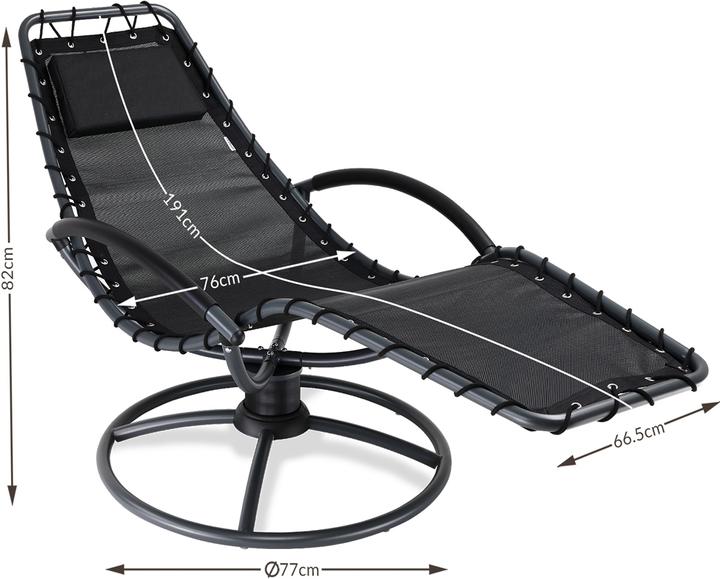 Produktbild Casaria Relaxliege (191 cm)