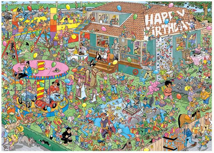 Actual product image Jumbo Jan van Haasteren - Geburtstagsfeier (1000 pieces)