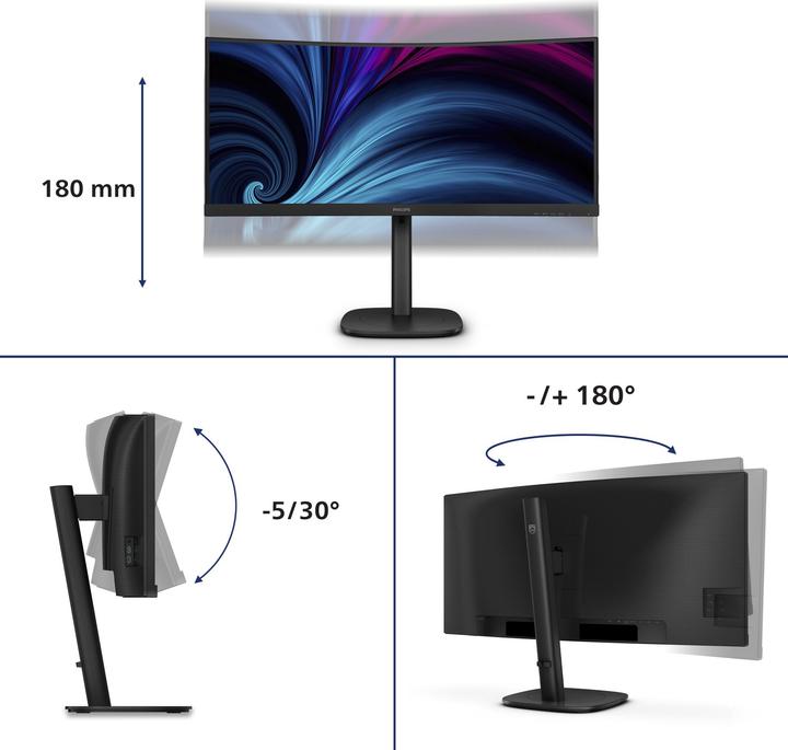 Produktbild Philips 34B2U3600C (3440 x 1440 Pixel, 34")