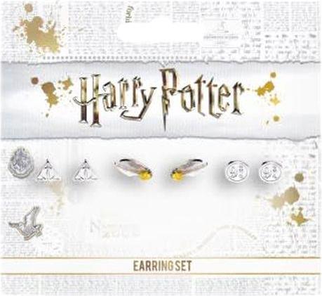 Immagine prodotto GED Harry Potter Stud Earring Set D. Hallows/G. Snitch/Platform (Placcato)