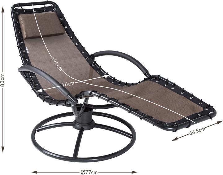 Produktbild Casaria Relaxliege (191 cm)
