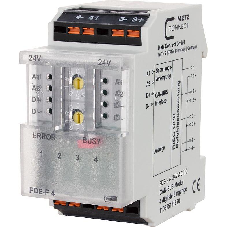 Metz Connect Metz FDE-F 4 24 V AC/DC 110575131970CAN-Bus, Relais