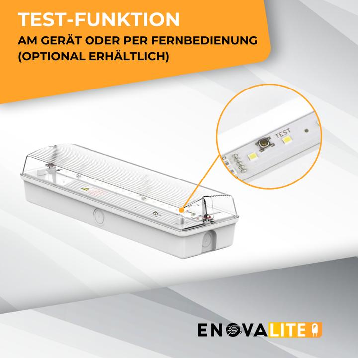 Actual product image Enovalite LED escape route light, 8 h emergency light