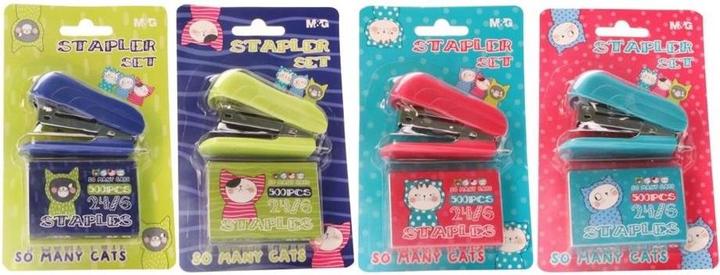 Produktbild M & G So Many Cats Mini-Heftgerät + 24/6 12K M&G-Heftklammern