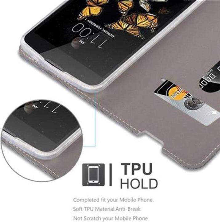Image du produit Cadorabo Couverture look jeans Book (LG K8)