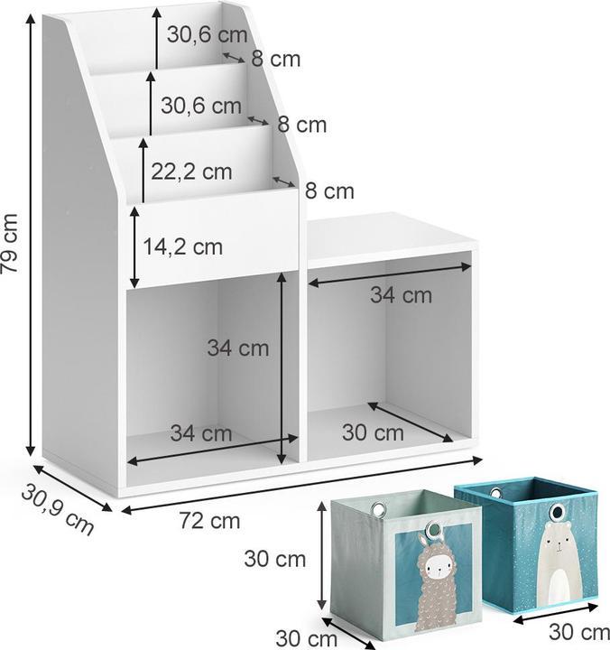Actual product image Vicco Luigi (72 x 31 x 79 cm)