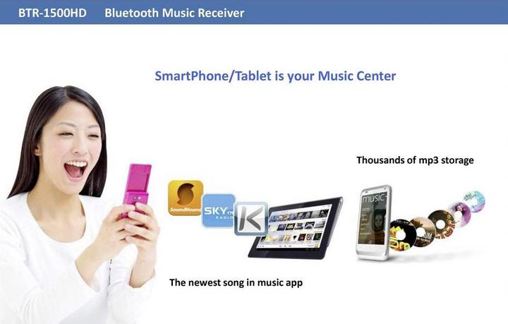 Actual product image Renkforce Music receiver (Channels)
