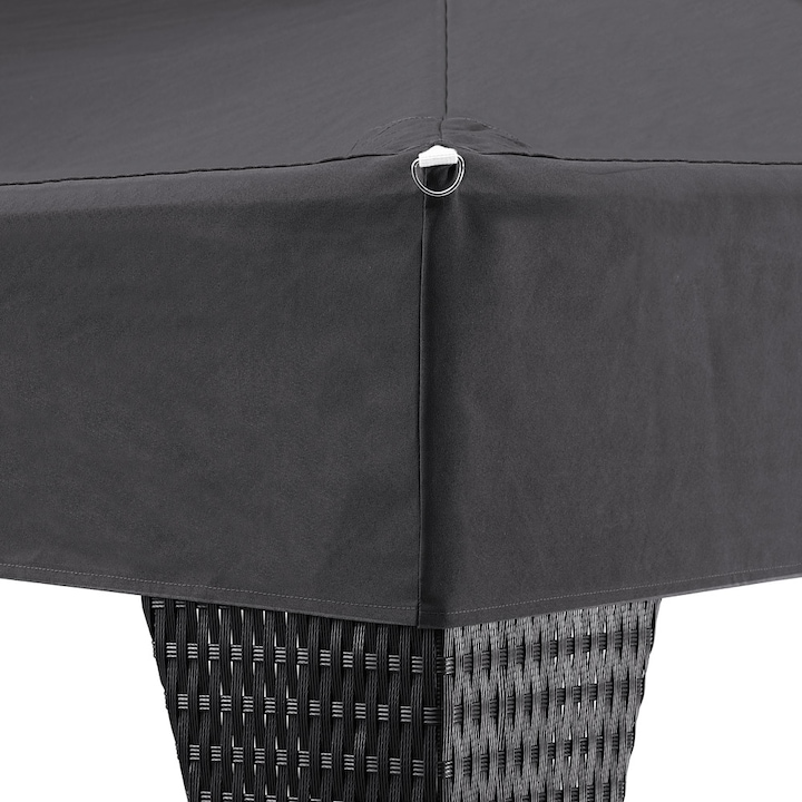 Produktbild Deuba Pavillon Poly Rattan (300 cm, 400 cm)