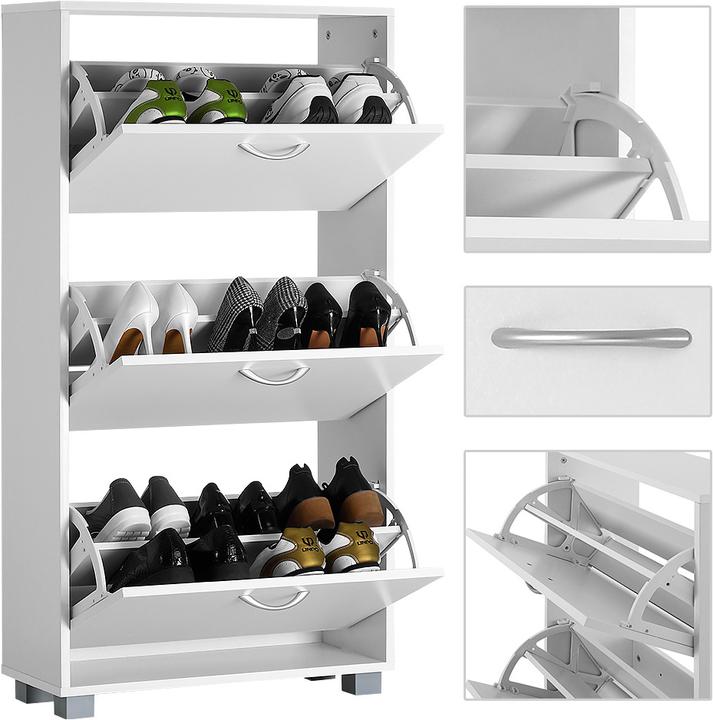 Actual product image Casaria Shoe closet (115 x 60 x 24 cm)