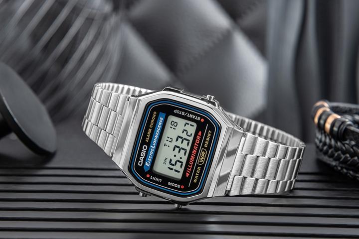 Productafbeelding Casio Retro Vintage - A168WA-1W (Digitaal horloge, 34 mm)